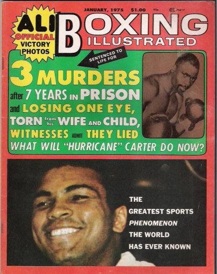 Boxing Illustrated- Ali Official Victory Photos-Jan 1975- Vinatge Magazine