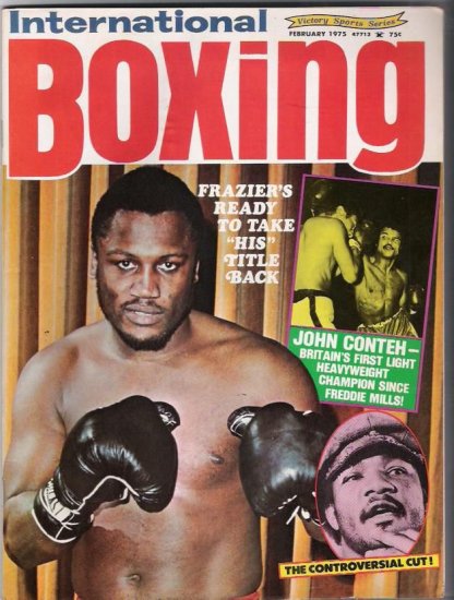 International Boxing- Victory Sports Series- February 1975- Vintage Magazine