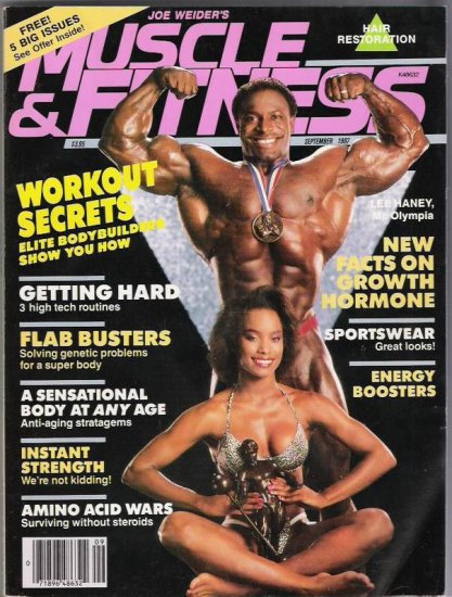 Muscle & Fitness-Workout Secrets-Lee Haney-Mr. Olympia-Vintage Magazine