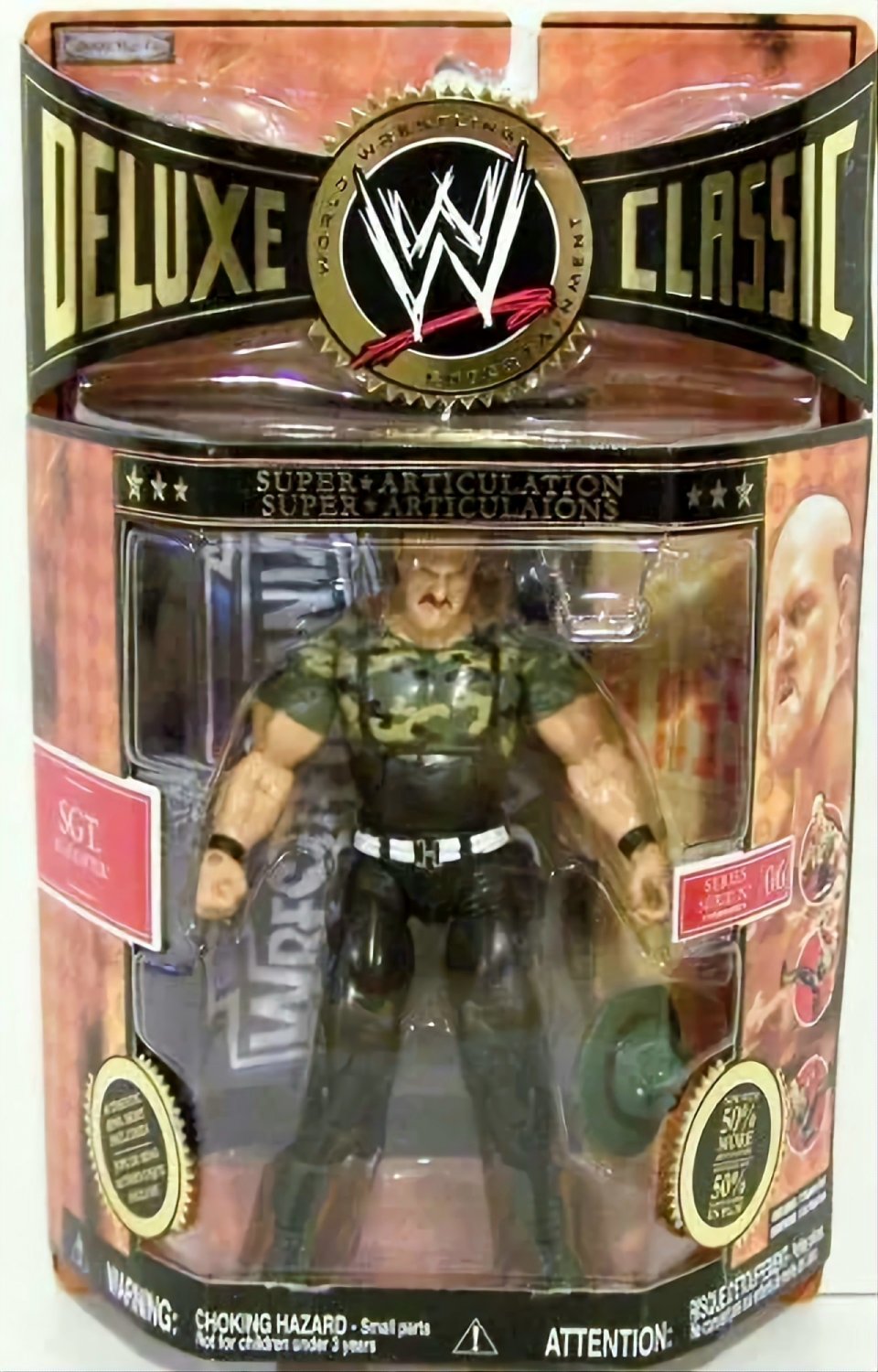 Wwe Wwf Ljn Deluxe Classic Superstars Series 06 Sgt Slaughter