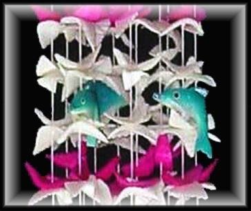 Swimming Among The Shell Wind Chimes - 15" Long - #236
