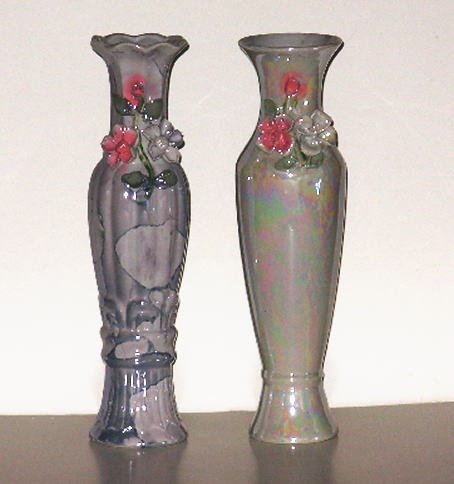 2 Lovely Ceramic Bud Vases