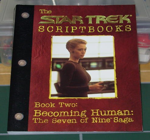 Paperback Book - Star Trek Voyager Scriptbook (1999) Oversized Book