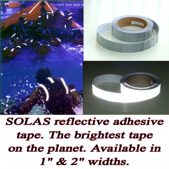 SOLAS Marine Safety Tape 2" 20ft