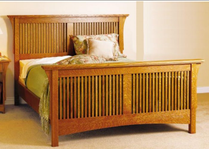 Mission Style Bed