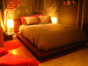 Asian Style platform bed