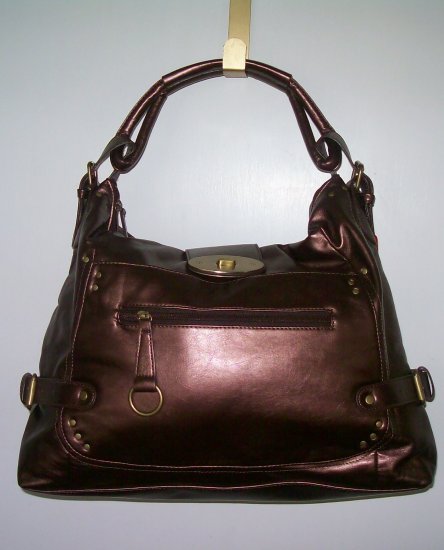 NWT DESIGNER INSPIRED BRONZE SHOULDER BAG