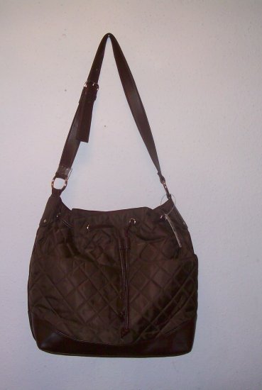 DESIGNER INSPIRED QUILTED DRAWSTRING SHOULDER BAG NWT