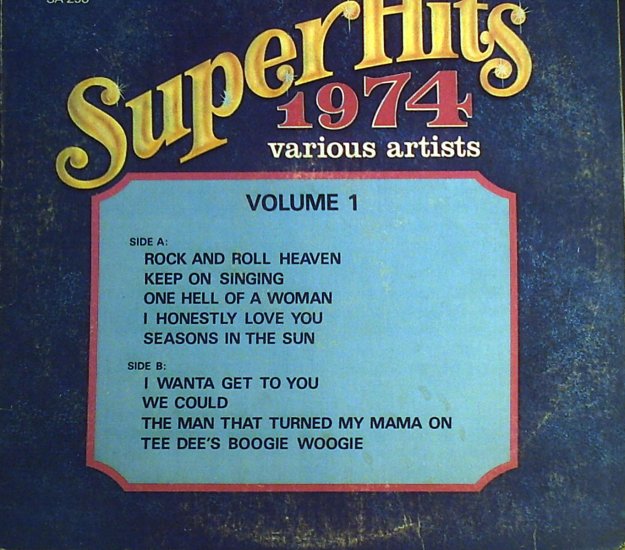 1974 Super Hits - Various Artists......1974