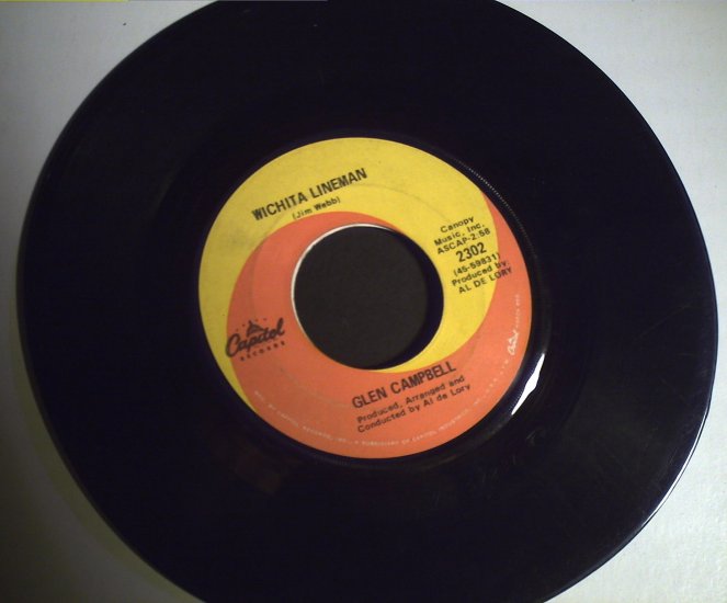Campbell, Glen Wichita Lineman/Fate of Man