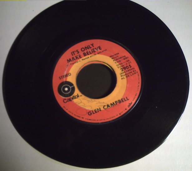 Campbell, Glen It's Only Make Believe/Pave Your Way Into Tomorrow
