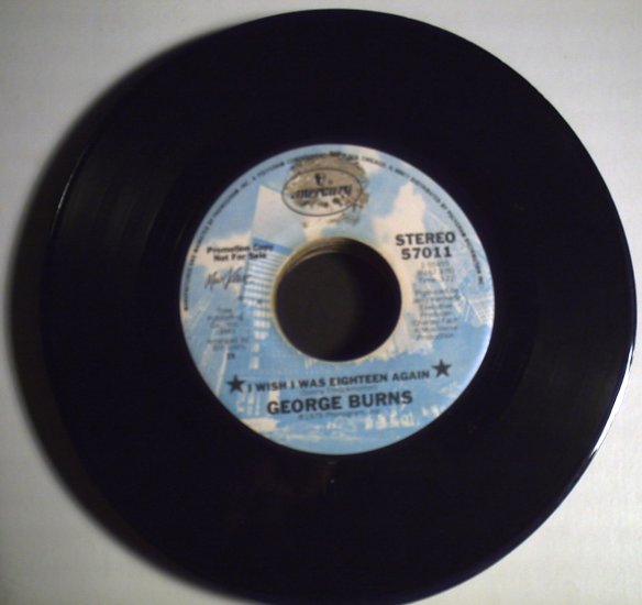 Burns, George I wish I was eighteen again/single copy 1979