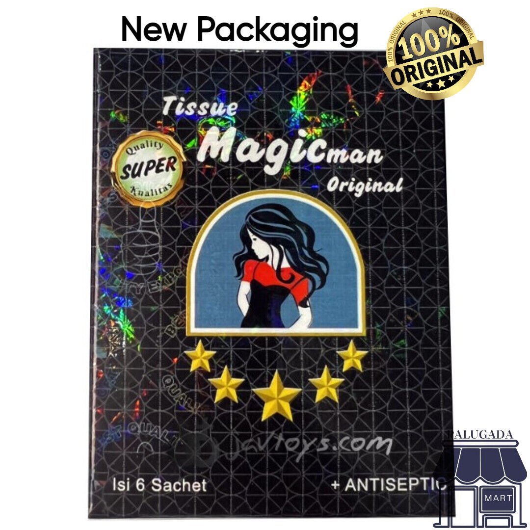 Original Boxes Tissue Super Magic Man For Delay Premature Ejaculation