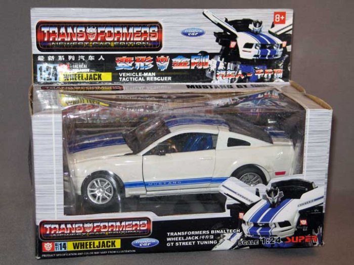 TRANSFORMERS BINALTECH KO MUSTANG WHEELJACK MISB