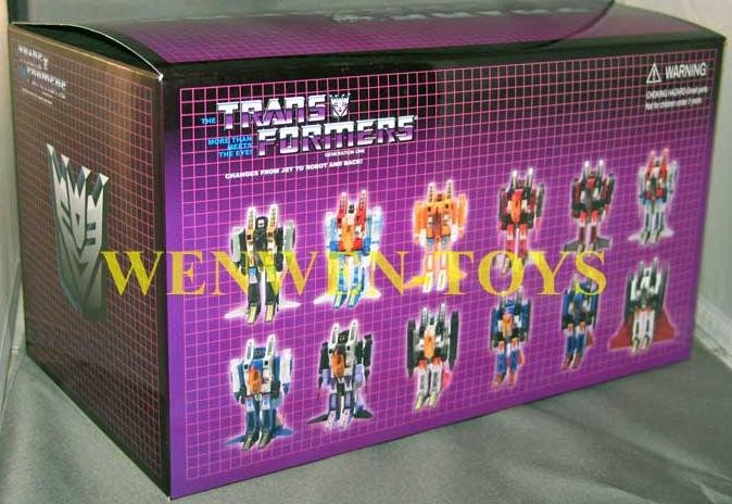 TRANSFORMERS G1 REISSUE DIRGE THRUST SKYWARP STARSCREAM