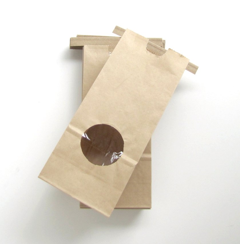 Download Kraft Paper Bags with Tin Tie Half Pound - 10 Bags Yellowimages Mockups