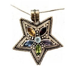 Regal Star Minura Jeweled Necklace