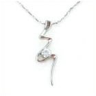 White Gold Plated Necklace