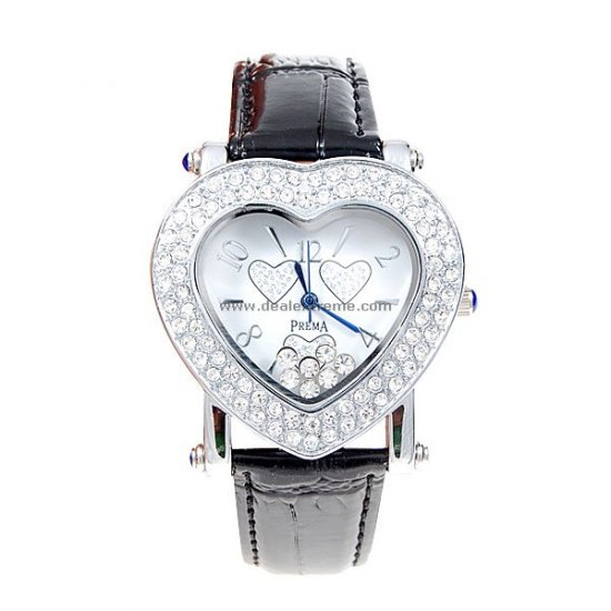 ON SALE: Crystal Encrusted Heart Watch