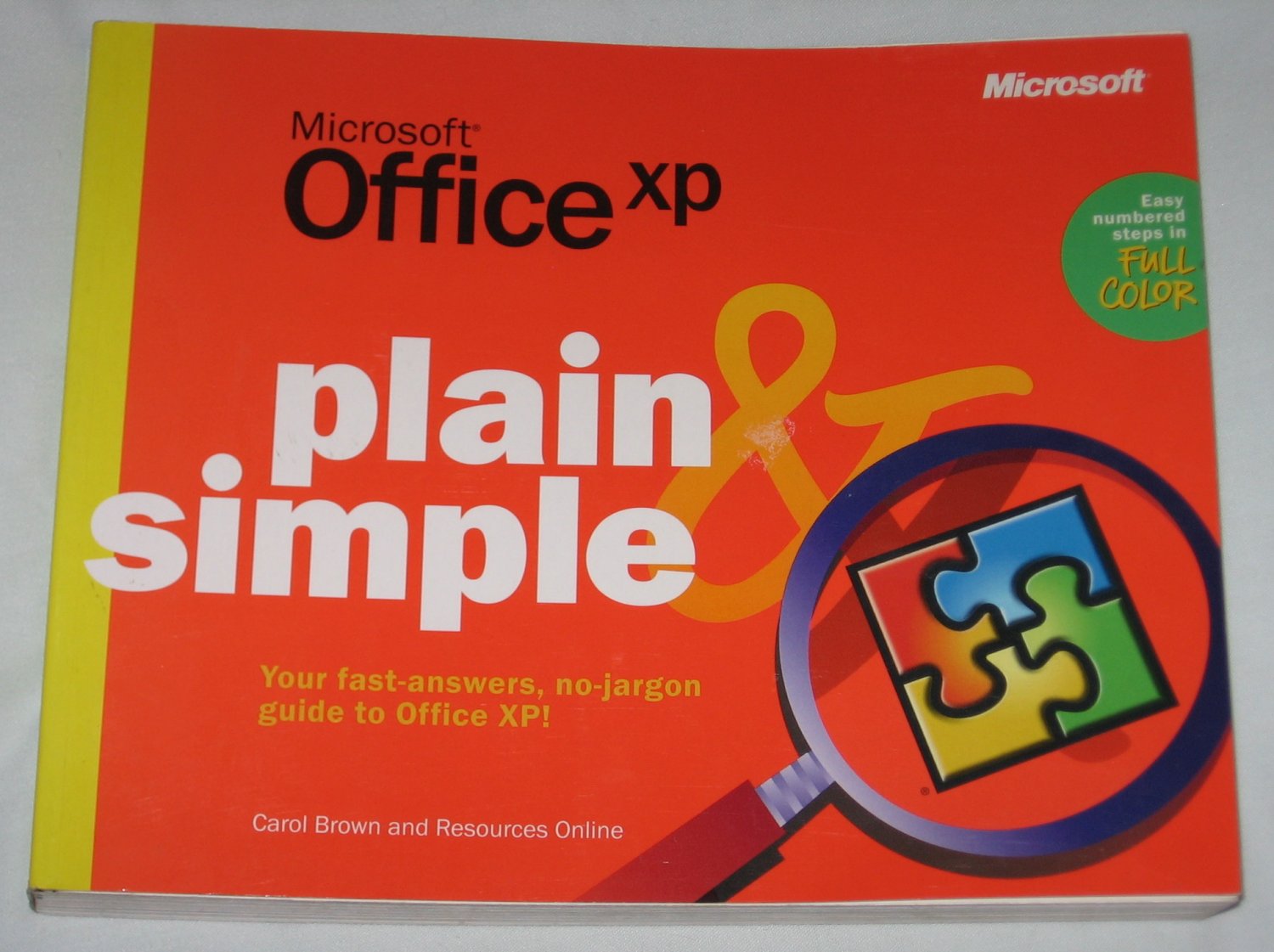 Microsoft Office Xp Plain And Simple Easy Steps Full Color Pages By