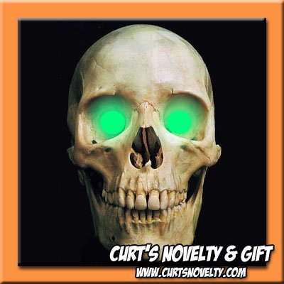 Scary Ocean Green LED Halloween Eye Eyes Set Haunted House Prop