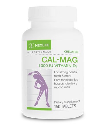 Calcium, Chealated Cal-Mag with 1000 IU vitaminD, 150 tablets ( 3404 )