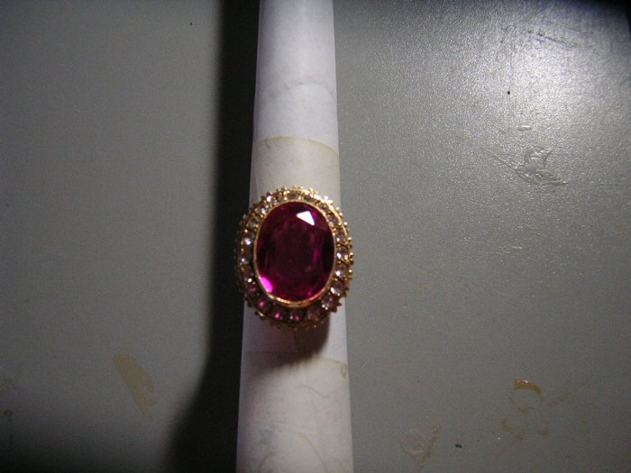 Pink Sapphire with Diamonds
