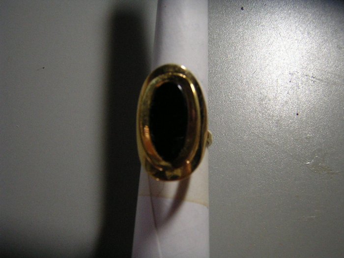 Ladies Black Onyx Ring