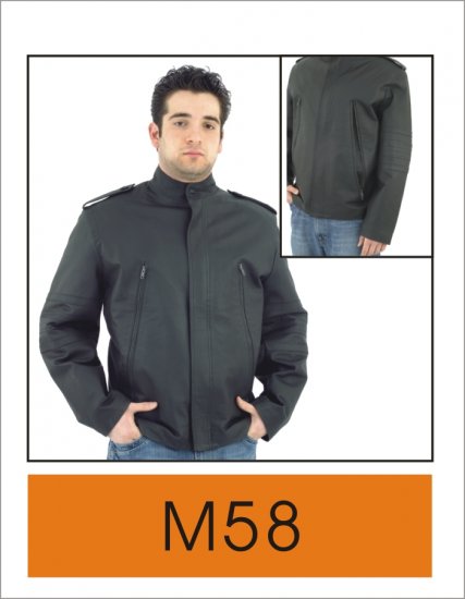 Mens Classic Racer Style Jacket