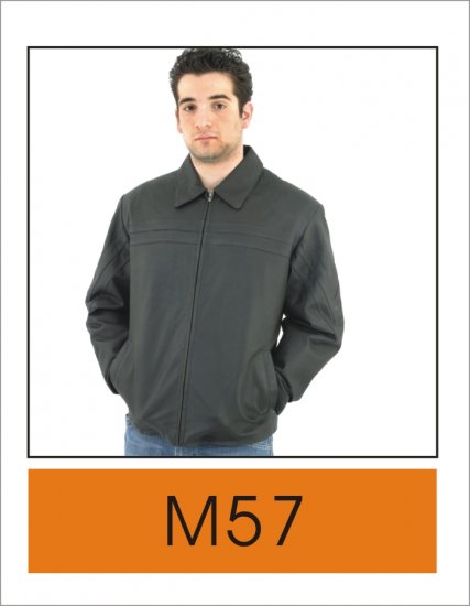 Mens Casual Leather Jacket