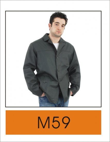 Mens Classic Leather Blazer