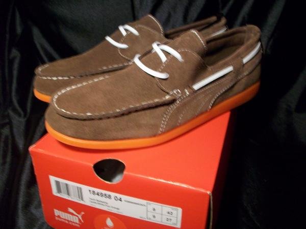 Puma Yacht Battleship Sailing Shoes Sz 7 (184958-04)