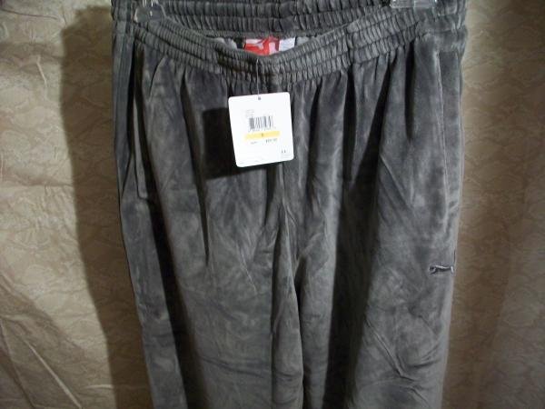 Puma Velour Pant Grey Sz:S (815540-02)