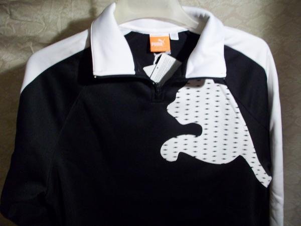 Puma 1/2 Zip Graphic Fleece Sz 2XL (506472-03)