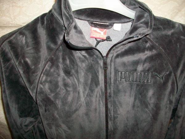 Puma Velour Jacket Blk Sz:S (815539-01)