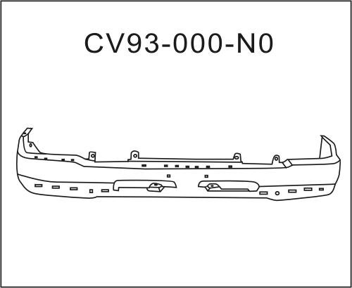 Chev Silverado pickup 1500 HD Front Bumper 2003-2006