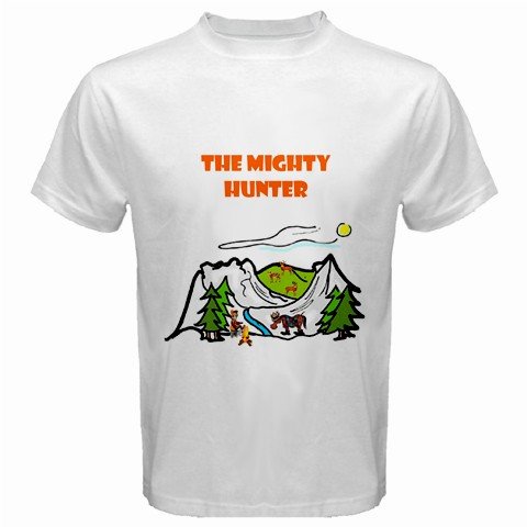 The Mighty Hunter 2 White T-Shirt