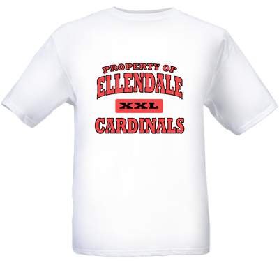 Property of Ellendale Cardinals T-Shirt