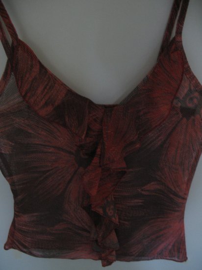 womens JR Miss sexy ruffled cami top NWT S-L
