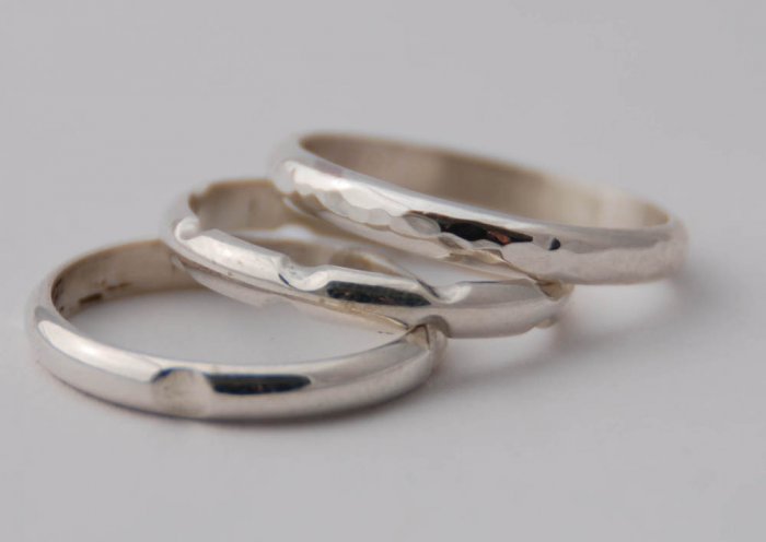 sterling silver stackable ring