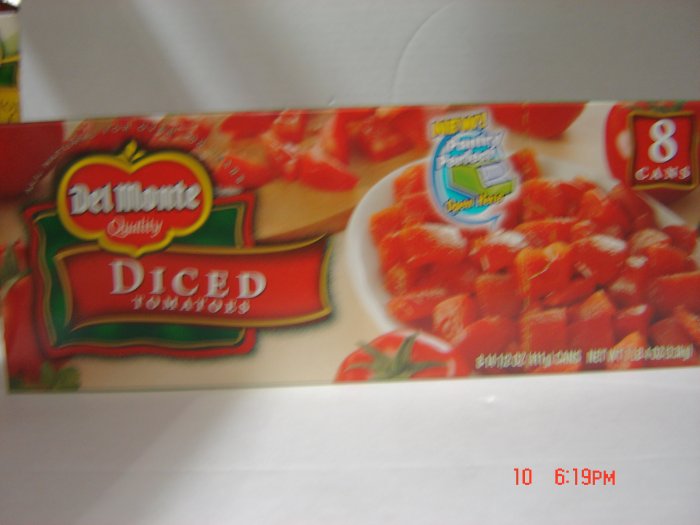 Tomatoes, Diced 8 cans ( 0.91 lbs., 411 g. each ) pack