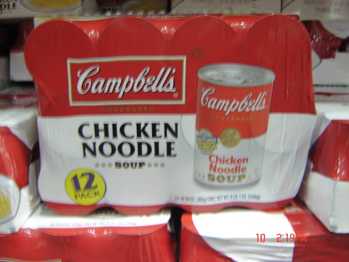 Soup Chicken Noodle 12 cans ( 0.67 lbs., 305 g. each) pack