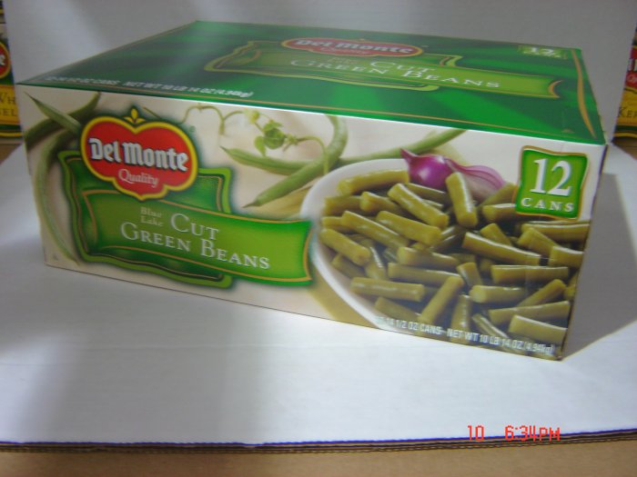 Beans, Cut Green 12 cans (0.91 lbs., 411 g. each) pack