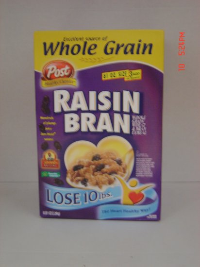 Cereal, Raisin Brand, 3 Bag (1.69lbs.,766g. each) Box