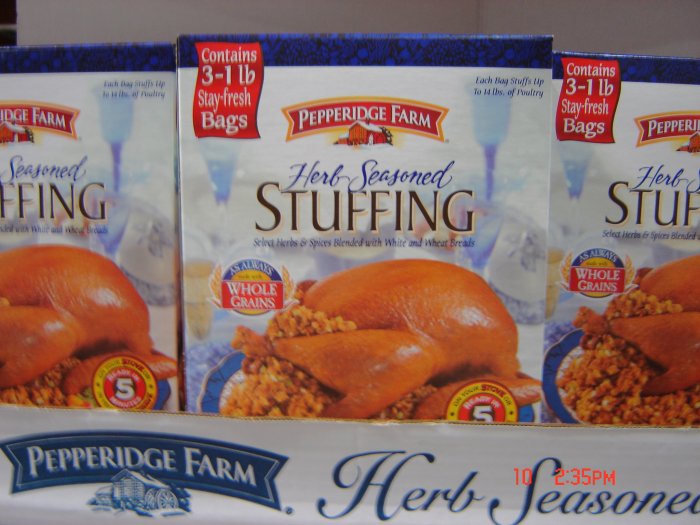 Stuffing, Herb, 3 Bag (1.0 lbs., 454 g. each) Box