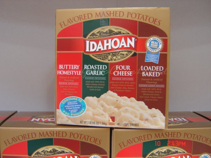 Potato, Mashed (Puree) 12 (0.25lbs.,113g. each) Pack Variety