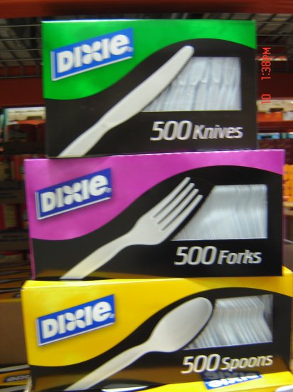 Forks, Plastic 500 Count Bag