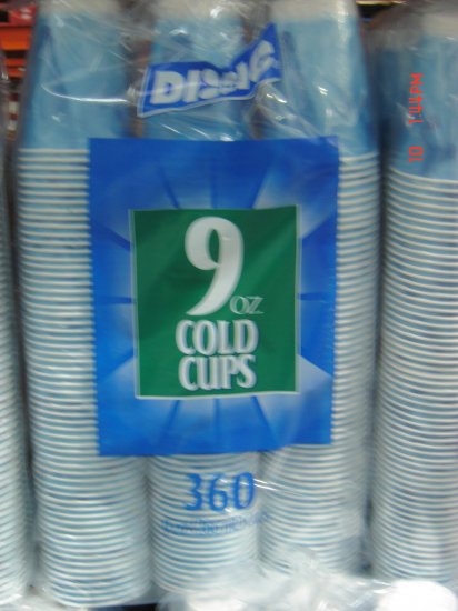 Cups, Picnic Cold, Small Size 360 Count Pack