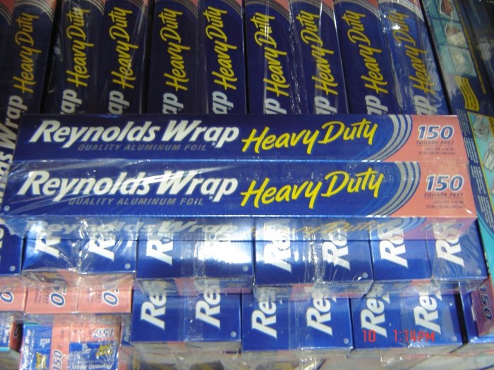 Foil, Aluminum Wrap 2 Rolls (150 sq. feet 18" wide each) Pack