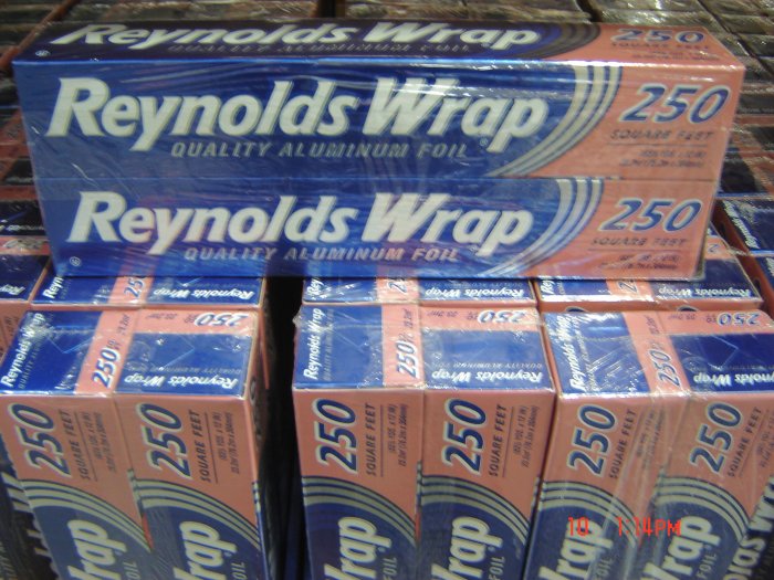 Foil, Aluminum Wrap 2 Rolls (250 sq. feet 12" wide each) Pack